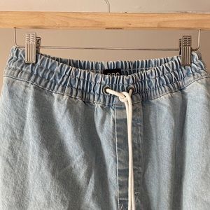 BDG light denim joggers